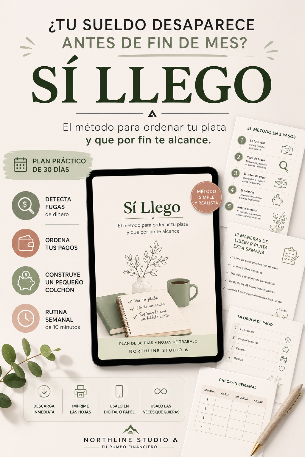 Sí Llego | Método de 30 Días para Ordenar tu Plata
