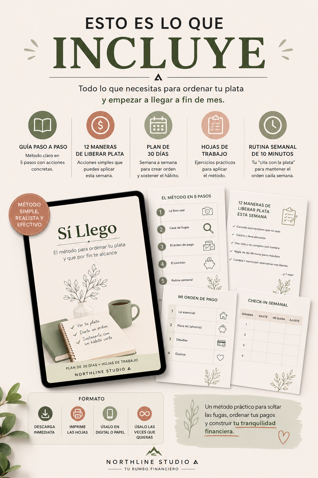 Sí Llego | Método de 30 Días para Ordenar tu Plata