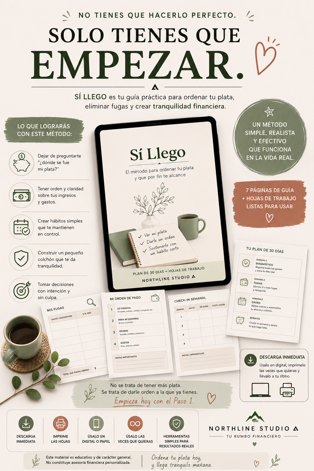 Sí Llego | Método de 30 Días para Ordenar tu Plata